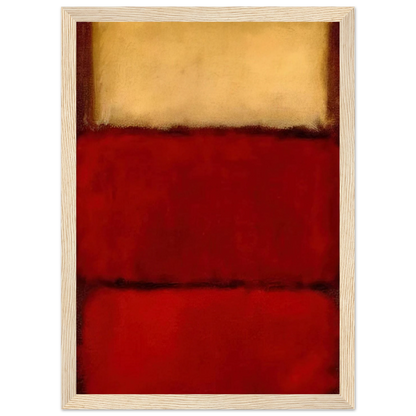 Red - 1964 Framed Poster | Mark Rothko Framed Prints Wall Art | Rothko Prints