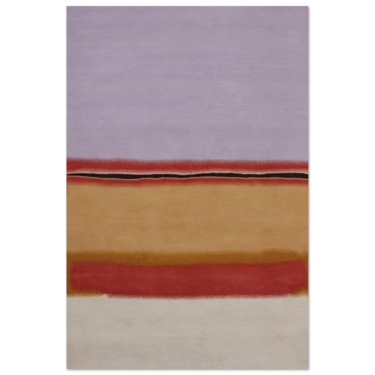 Orange over Violet - 1968 Poster | Mark Rothko Poster | Rothko Prints