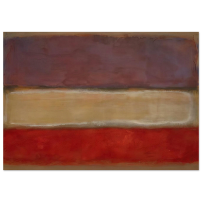 Untitled Purple, White, and Red - 1953 Poster | Mark Rothko Poster | Rothko Prints