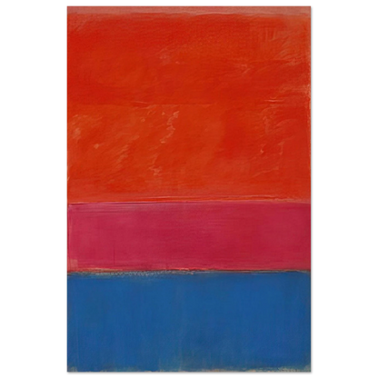 No. 1 Royal Red and Blue - 1954 Poster | Mark Rothko Poster | Rothko Prints