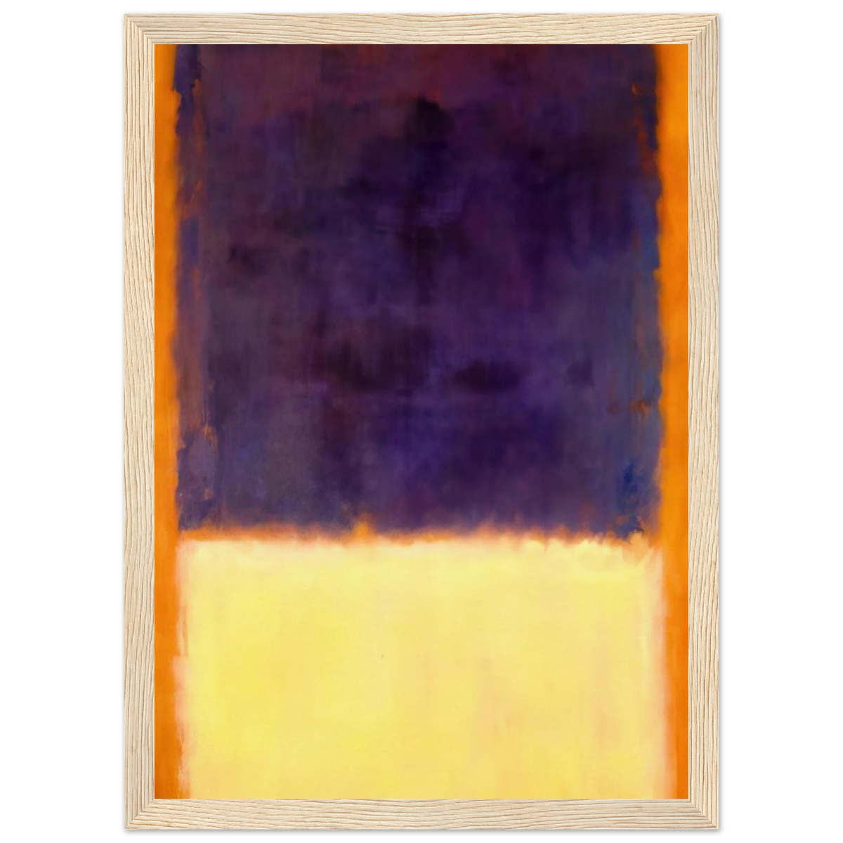 Red, Orange, Tan and Purple - 1954 Framed Poster | Mark Rothko Framed Prints Wall Art | Rothko Prints