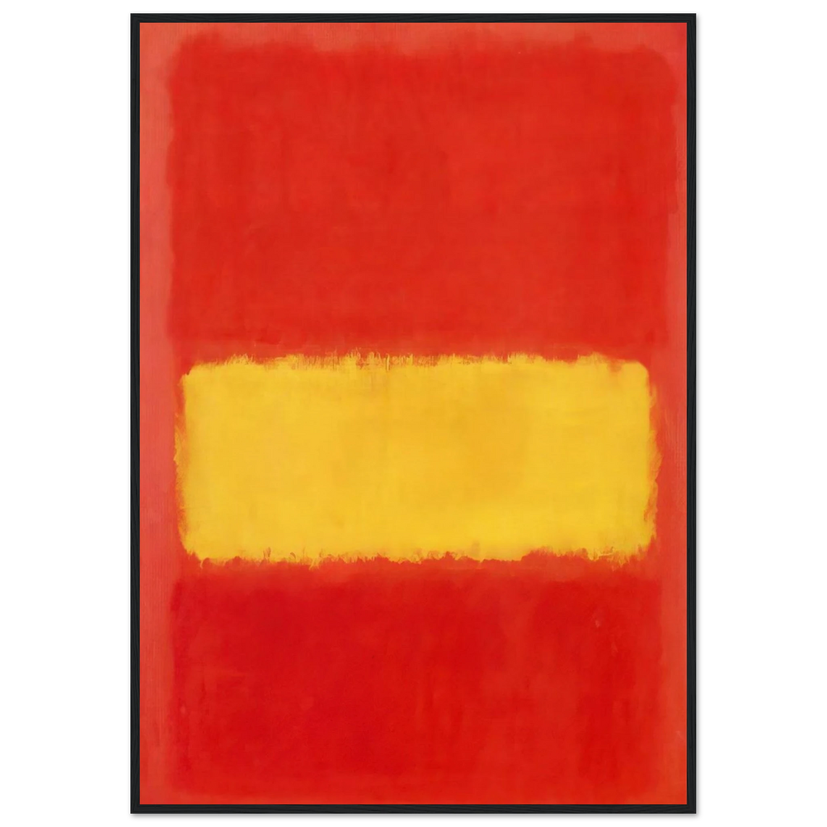 Yellow band - 1956 Framed Poster | Mark Rothko Framed Prints Wall Art | Rothko Prints