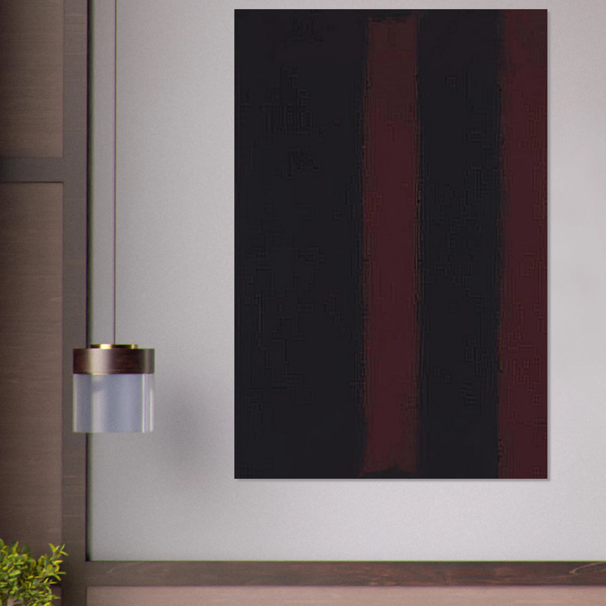 Black on Maroon - 1959 Poster | Mark Rothko Poster | Rothko Prints