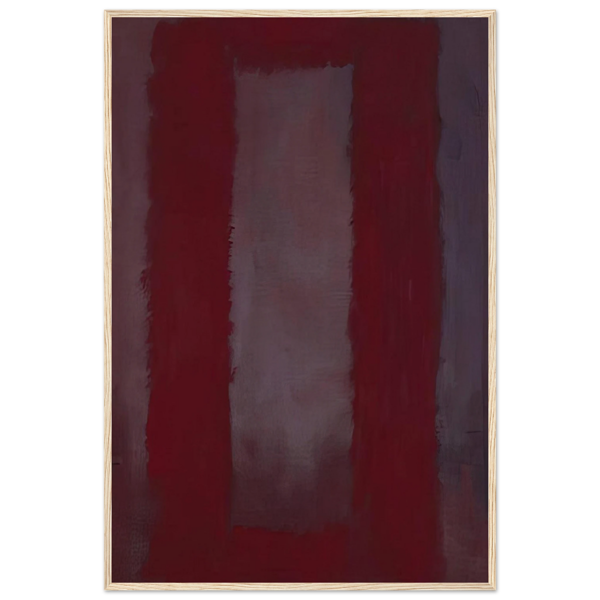 Red on Maroon - 1959 Framed Poster | Mark Rothko Framed Prints Wall Art | Rothko Prints