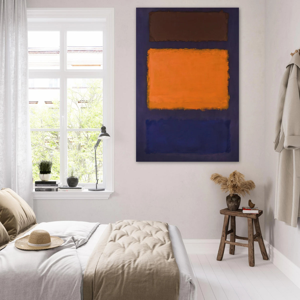 Brown, Orange, Blue on Maroon - c.1963  United States Poster | Mark Rothko Poster | Rothko Prints