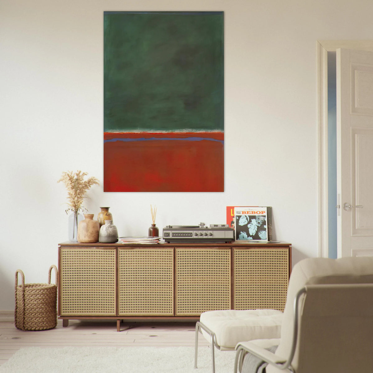 Green and Maroon - 1953 Poster | Mark Rothko Poster | Rothko Prints