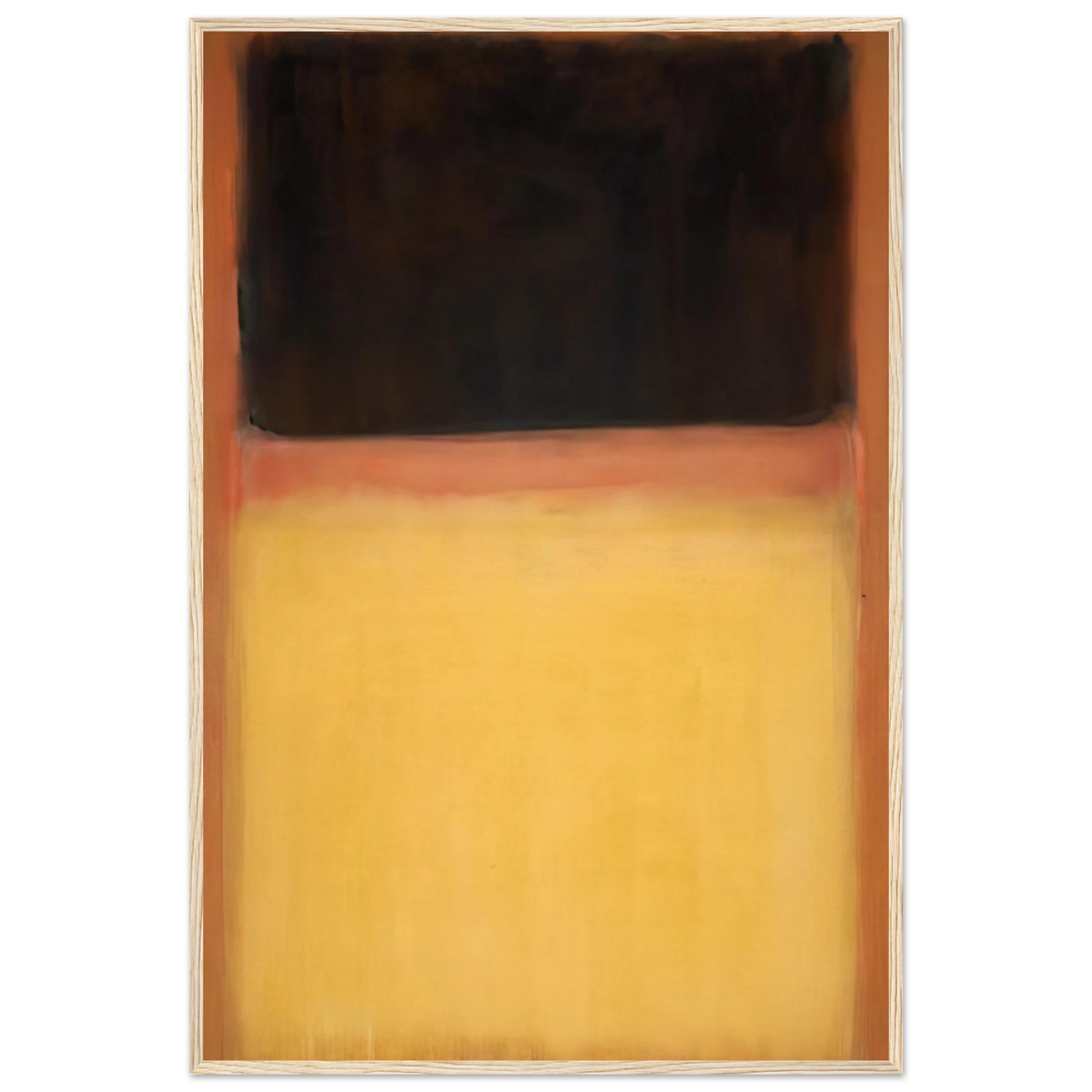 No.9 Dark over Light Earth - 1954 Framed Poster | Mark Rothko Framed Prints Wall Art | Rothko Prints