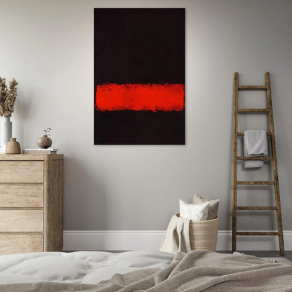 Black, Red and Black - 1968 Poster | Mark Rothko Poster | Rothko Prints