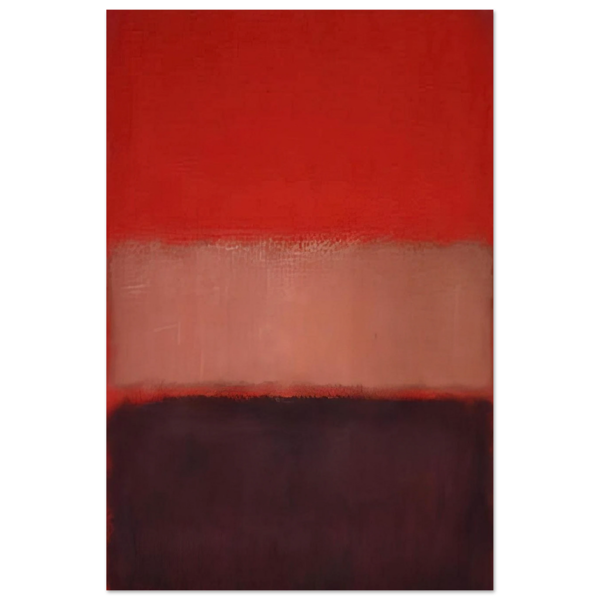 No. 46 Black, Ochre, Red Over Red - 1957 Poster | Mark Rothko Poster | Rothko Prints