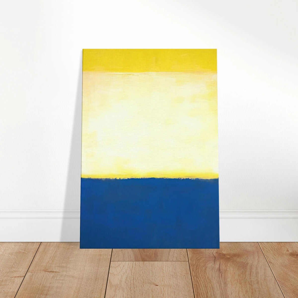 No. 6 Yellow, White, Blue Over Yellow on Gray - 1954 Canvas | Mark Rothko Canvas | Rothko Prints