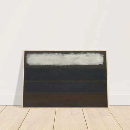 No. 14 Horizontals, White over Darks - 1961 Framed Poster | Mark Rothko Framed Prints Wall Art | Rothko Prints