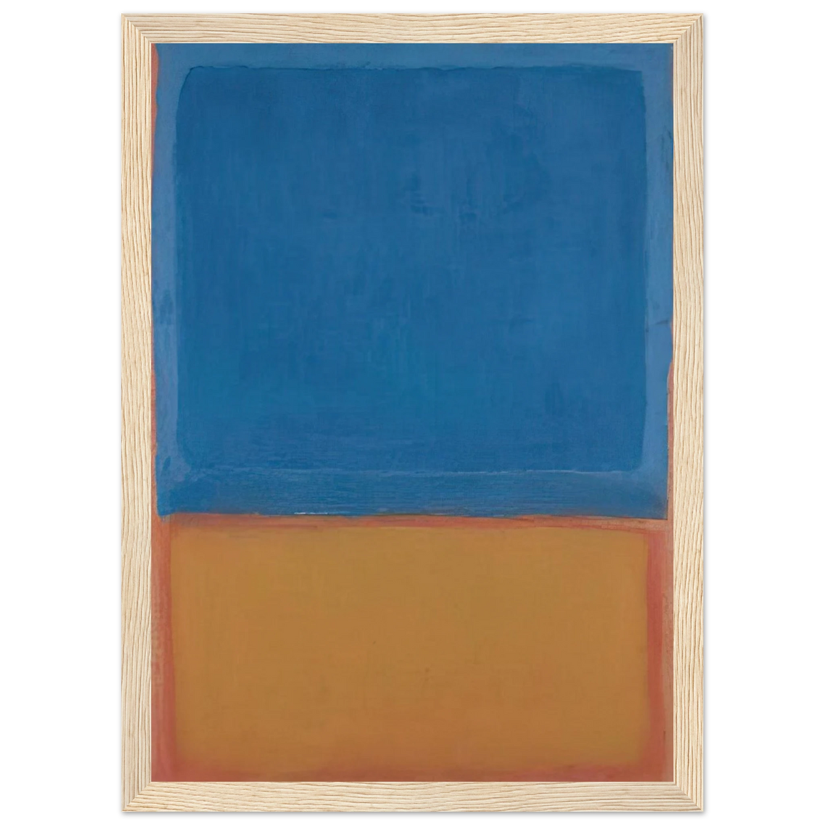 Untitled Red, Blue, Orange - 1955 Framed Poster | Mark Rothko Framed Prints Wall Art | Rothko Prints