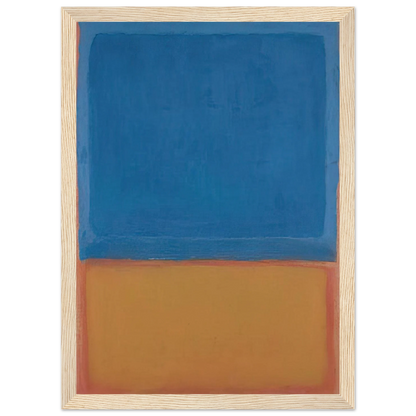 Untitled Red, Blue, Orange - 1955 Framed Poster | Mark Rothko Framed Prints Wall Art | Rothko Prints