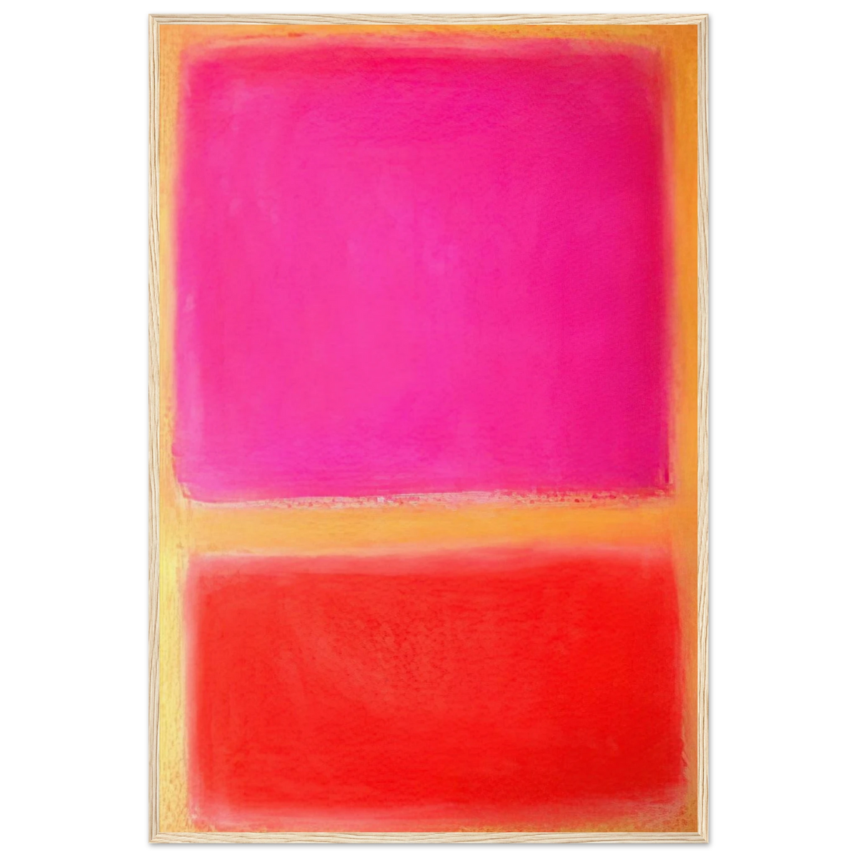 Untitled - Color Field Painting Framed Poster | Mark Rothko Framed Prints Wall Art | Rothko Prints
