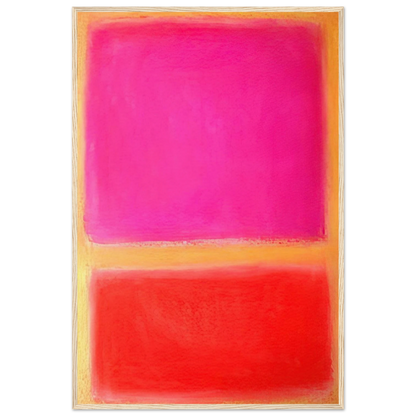 Untitled - Color Field Painting Framed Poster | Mark Rothko Framed Prints Wall Art | Rothko Prints