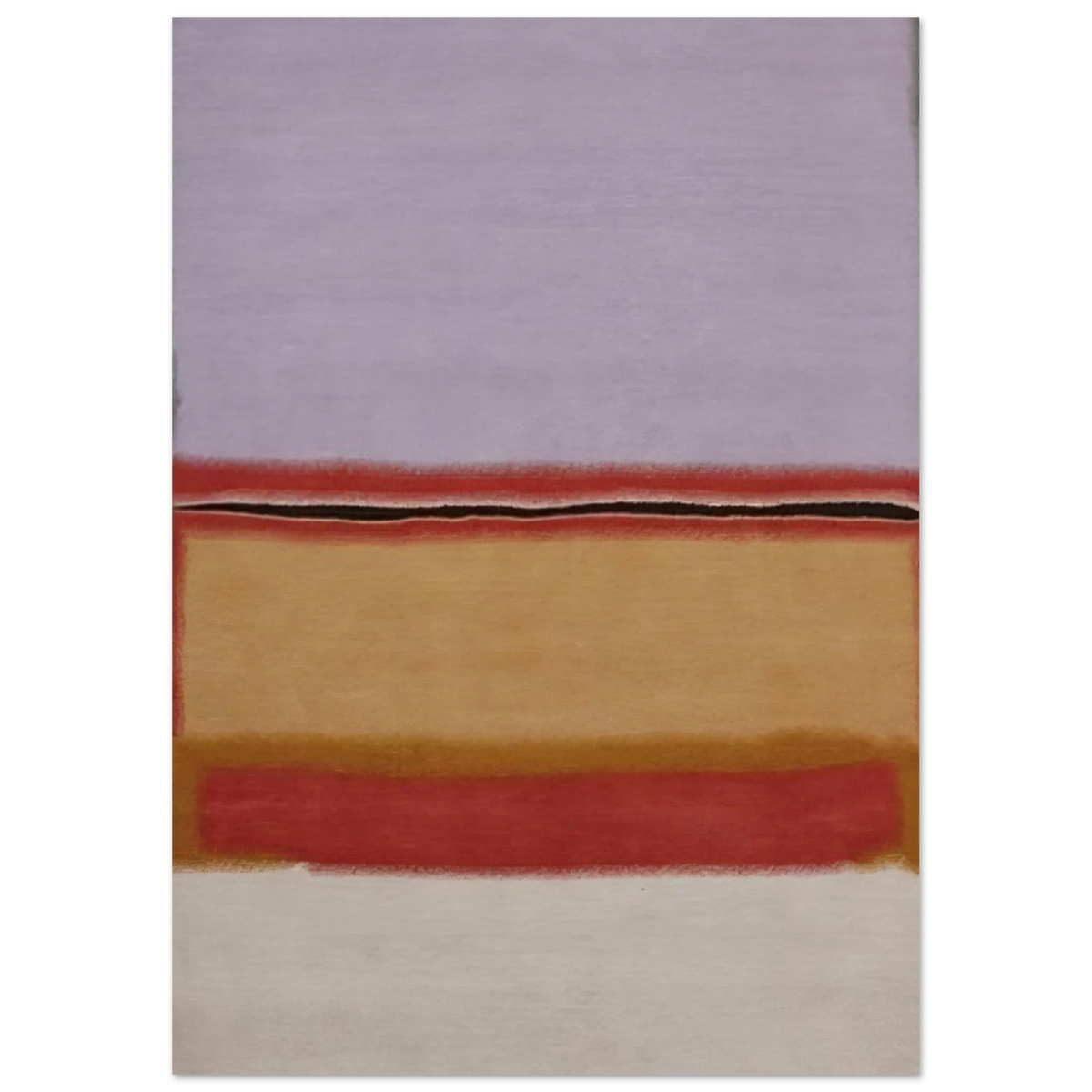 Orange over Violet - 1968 Poster | Mark Rothko Poster | Rothko Prints