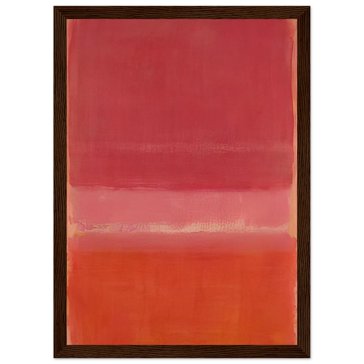 Untitled Red - 1956 Framed Poster | Mark Rothko Framed Prints Wall Art | Rothko Prints