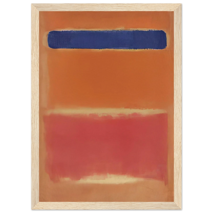 Blue Over Red - 1953 Framed Poster | Mark Rothko Framed Prints Wall Art | Rothko Prints