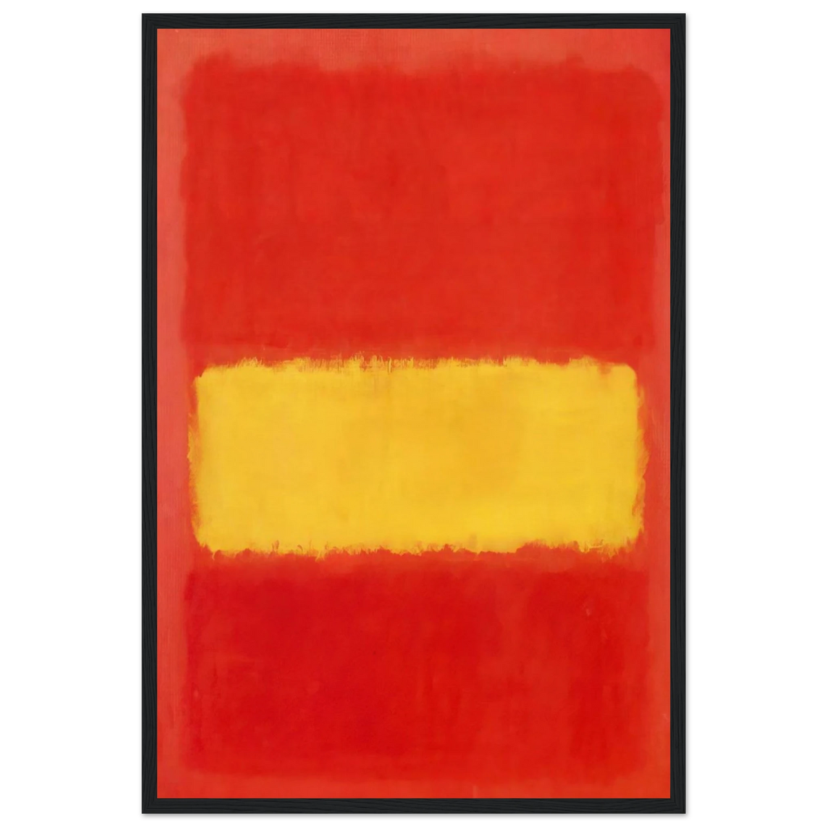 Yellow band - 1956 Framed Poster | Mark Rothko Framed Prints Wall Art | Rothko Prints