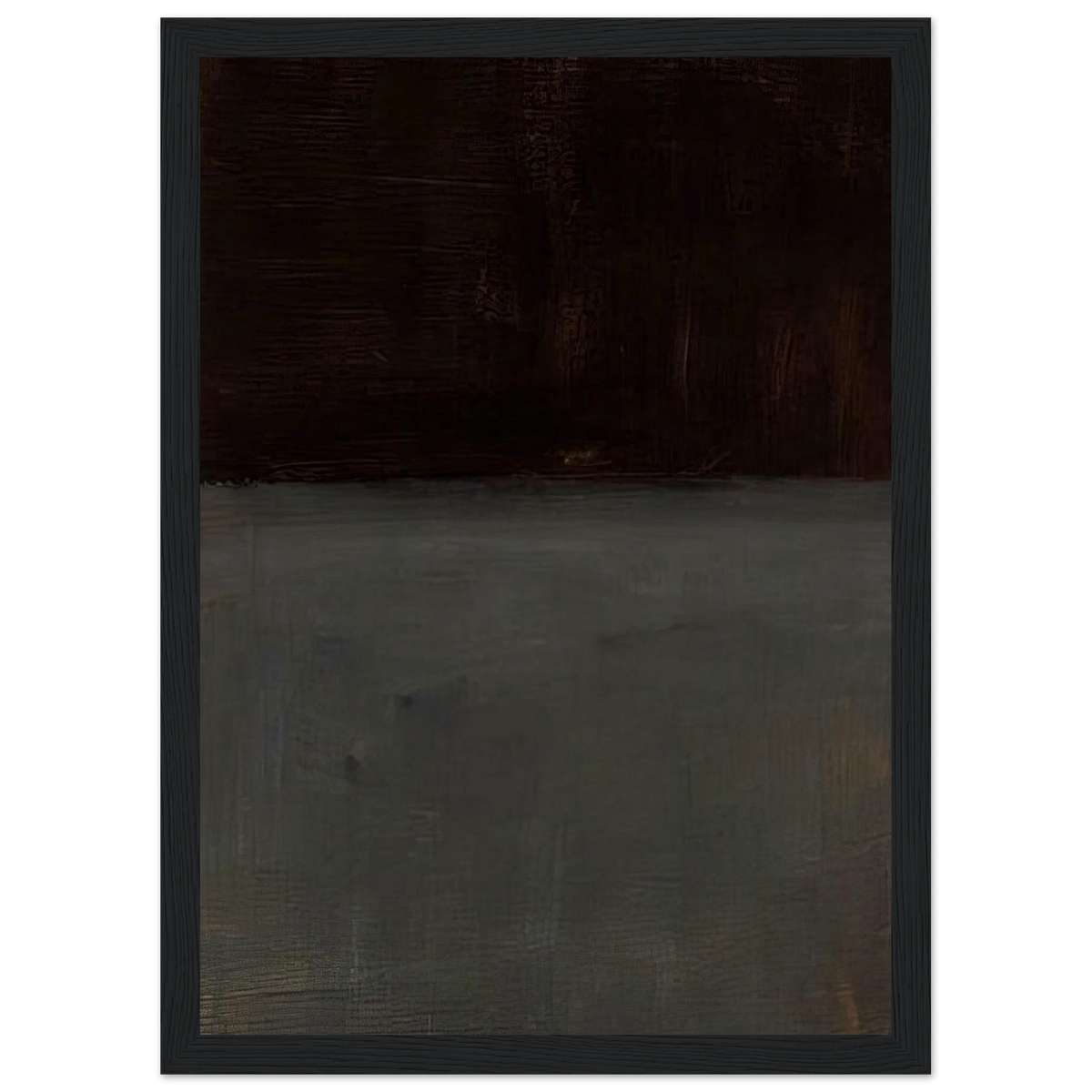 Untitled brown and gray - 1969 Framed Poster | Mark Rothko Framed Prints Wall Art | Rothko Prints