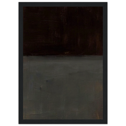 Untitled brown and gray - 1969 Framed Poster | Mark Rothko Framed Prints Wall Art | Rothko Prints