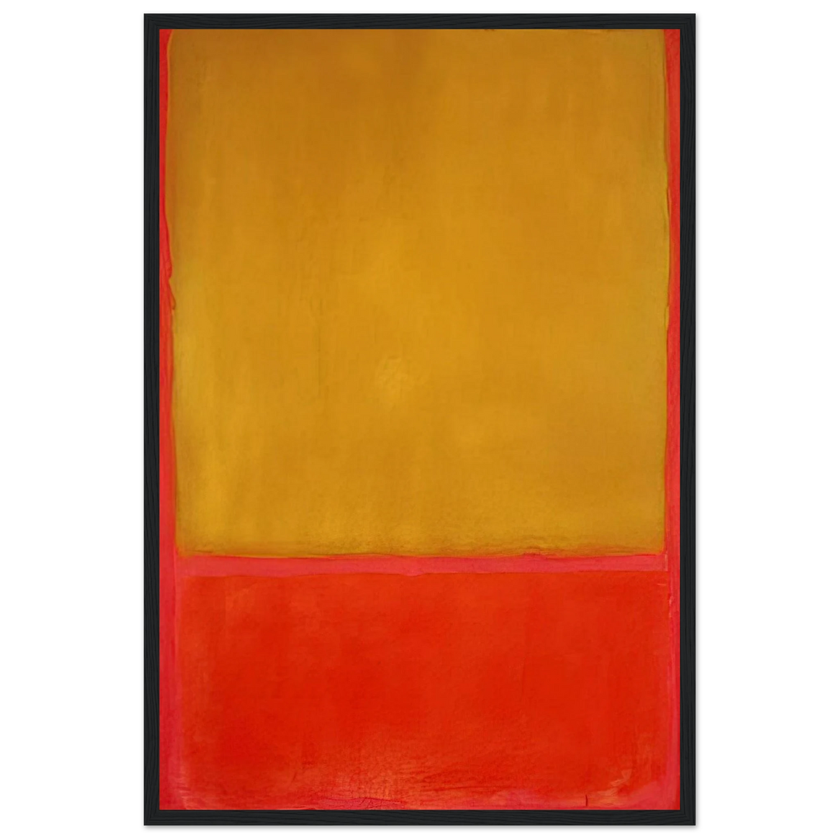 Ochre and Red on Red - 1954 Framed Poster | Mark Rothko Framed Prints Wall Art | Rothko Prints