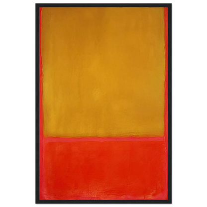 Ochre and Red on Red - 1954 Framed Poster | Mark Rothko Framed Prints Wall Art | Rothko Prints