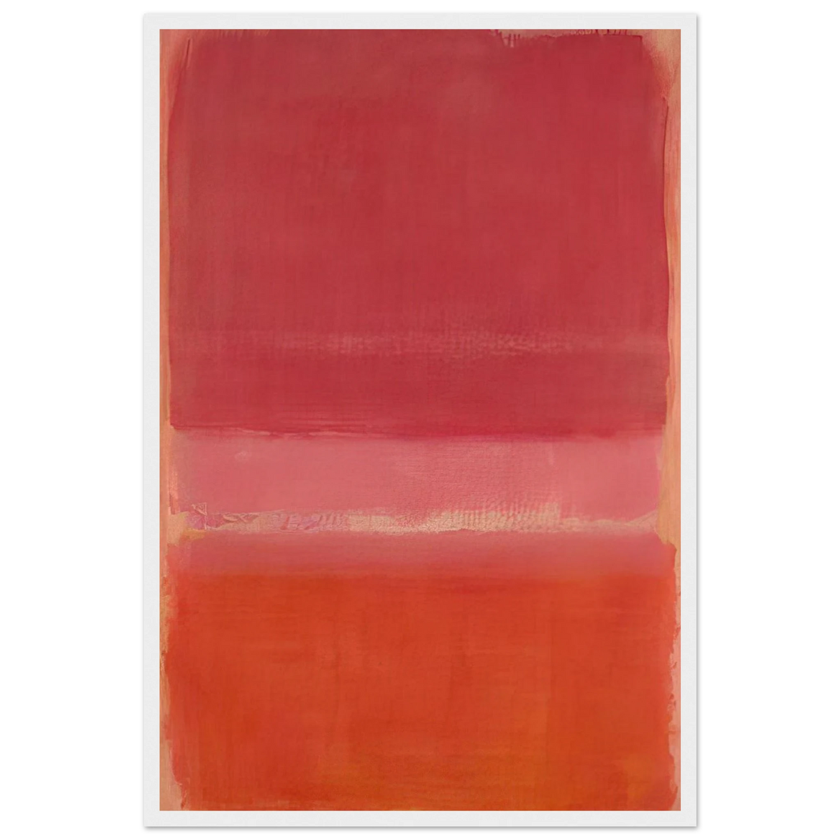 Untitled Red - 1956 Framed Poster | Mark Rothko Framed Prints Wall Art | Rothko Prints