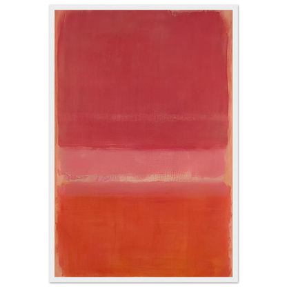 Untitled Red - 1956 Framed Poster | Mark Rothko Framed Prints Wall Art | Rothko Prints