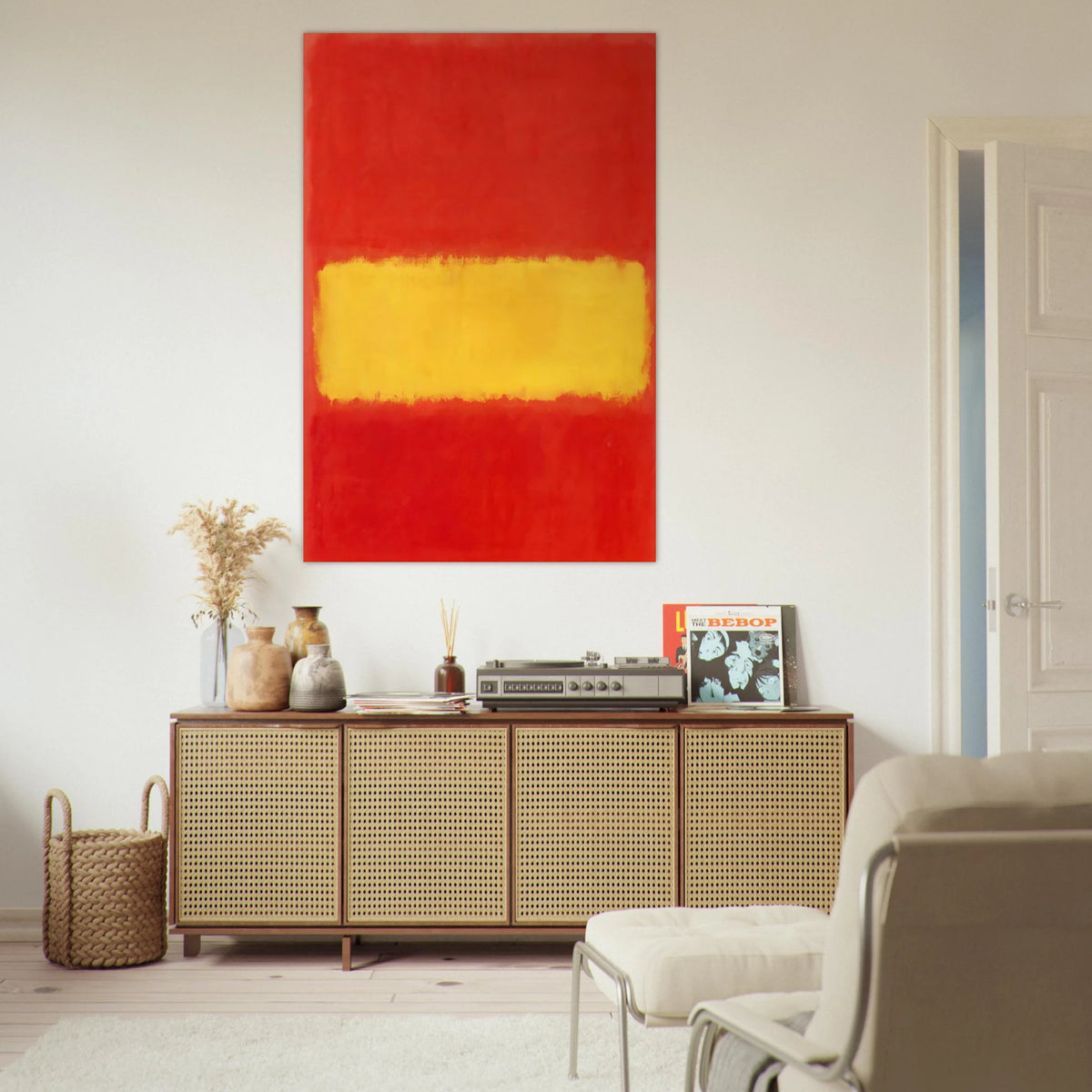 Yellow band - 1956 Poster | Mark Rothko Poster | Rothko Prints