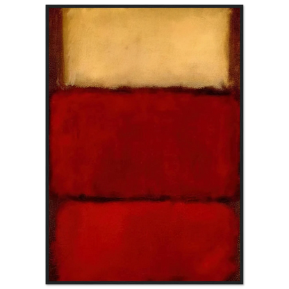 Red - 1964 Framed Poster | Mark Rothko Framed Prints Wall Art | Rothko Prints