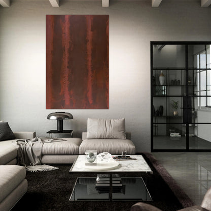 Black on Maroon - 1958 Poster | Mark Rothko Poster | Rothko Prints