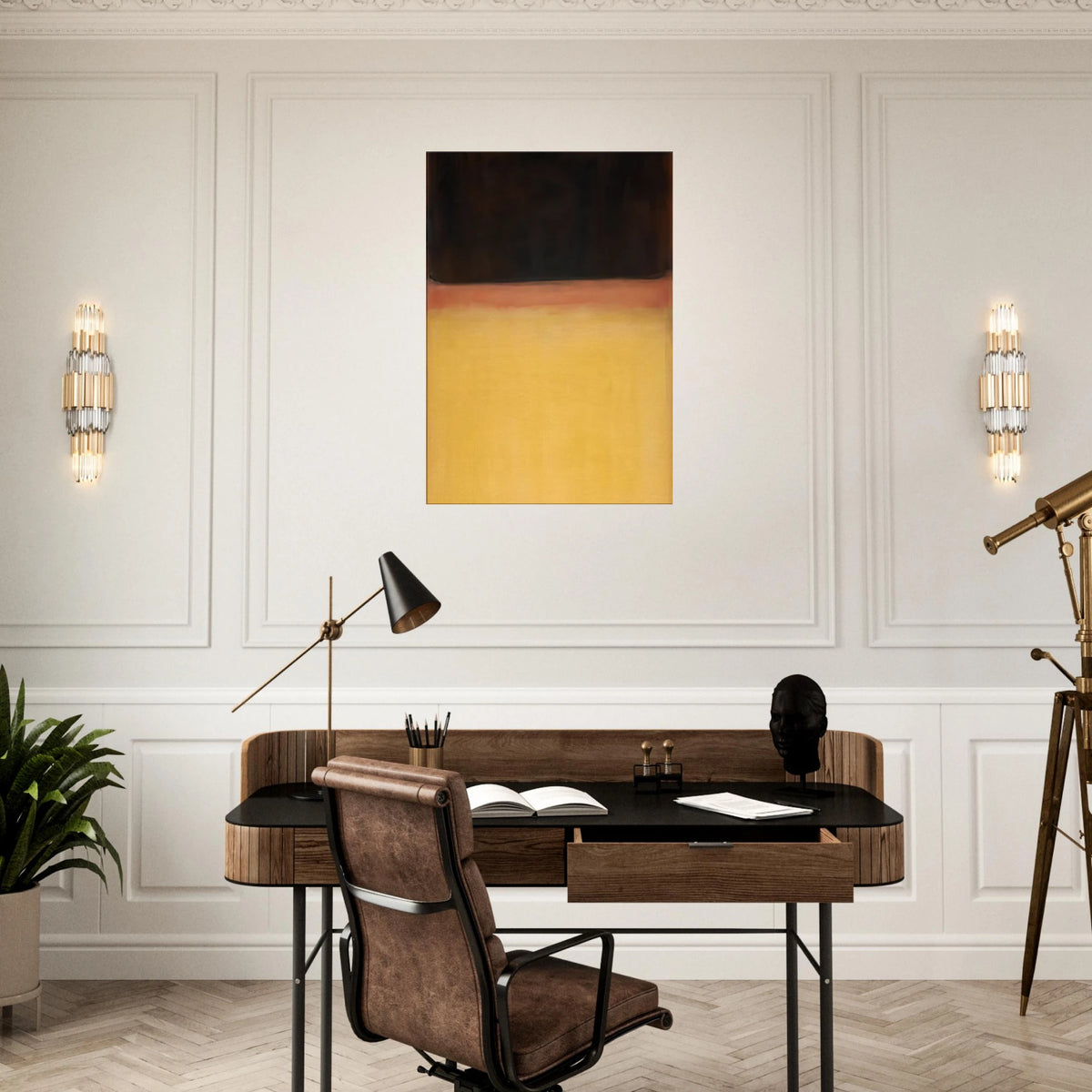 No.9 Dark over Light Earth - 1954 Canvas | Mark Rothko Canvas | Rothko Prints
