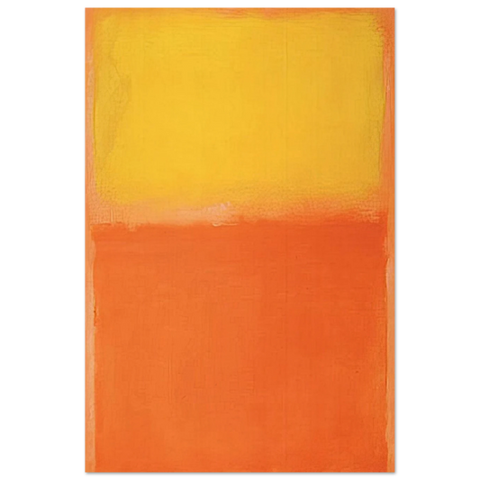 Orange and Yellow - 1956 Poster | Mark Rothko Poster | Rothko Prints