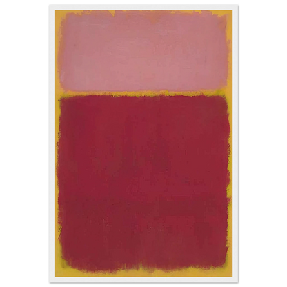 Untitled No. 17 - 1961 Framed Poster | Mark Rothko Framed Prints Wall Art | Rothko Prints