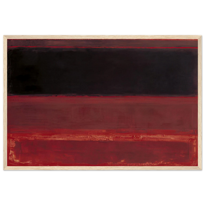 Four Darks in Red - 1958 Framed Poster | Mark Rothko Framed Prints Wall Art | Rothko Prints