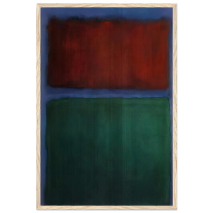 Earth and Green - 1955 Framed Poster | Mark Rothko Framed Prints Wall Art | Rothko Prints
