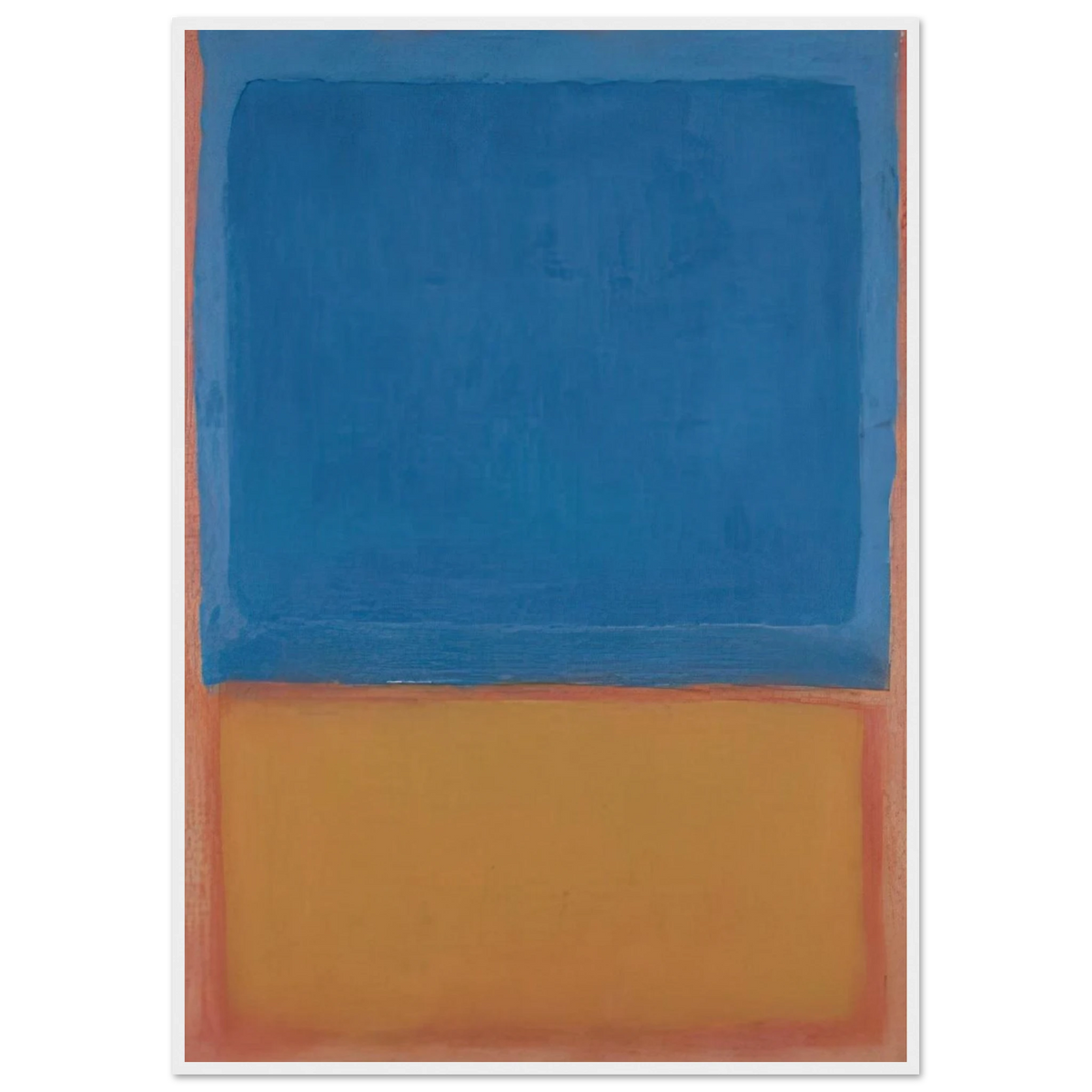 Untitled Red, Blue, Orange - 1955 Framed Poster | Mark Rothko Framed Prints Wall Art | Rothko Prints