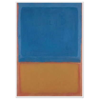 Untitled Red, Blue, Orange - 1955 Framed Poster | Mark Rothko Framed Prints Wall Art | Rothko Prints