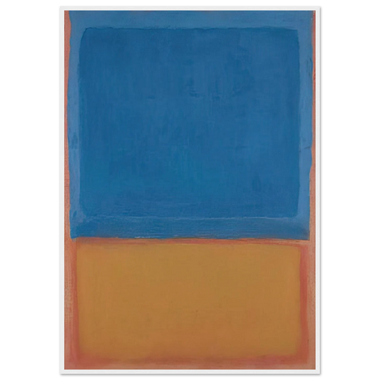 Untitled Red, Blue, Orange - 1955 Framed Poster | Mark Rothko Framed Prints Wall Art | Rothko Prints