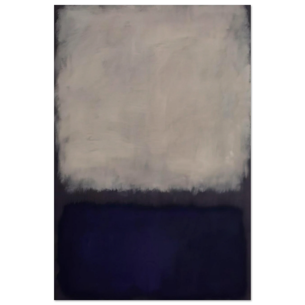 Blue and gray - 1962 Poster | Mark Rothko Poster | Rothko Prints