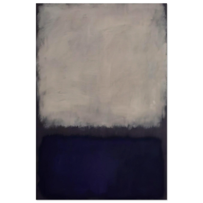 Blue and gray - 1962 Poster | Mark Rothko Poster | Rothko Prints