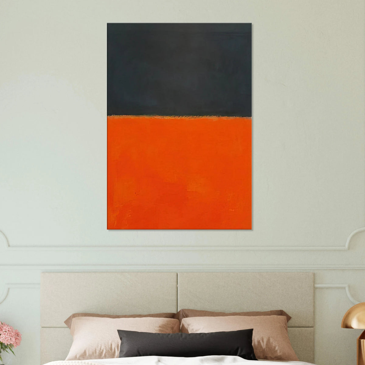 Green and Tangerine on Red - 1956 Canvas | Mark Rothko Canvas | Rothko Prints