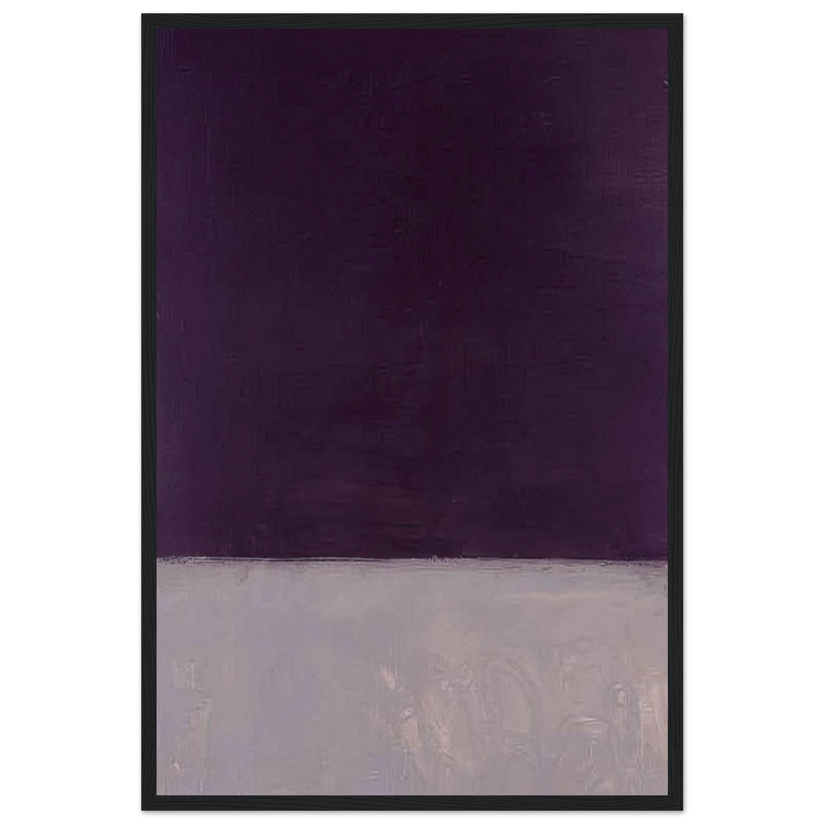 Untitled Black and Gray - 1970 Framed Poster | Mark Rothko Framed Prints Wall Art | Rothko Prints