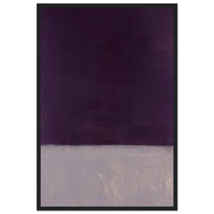 Untitled Black and Gray - 1970 Framed Poster | Mark Rothko Framed Prints Wall Art | Rothko Prints