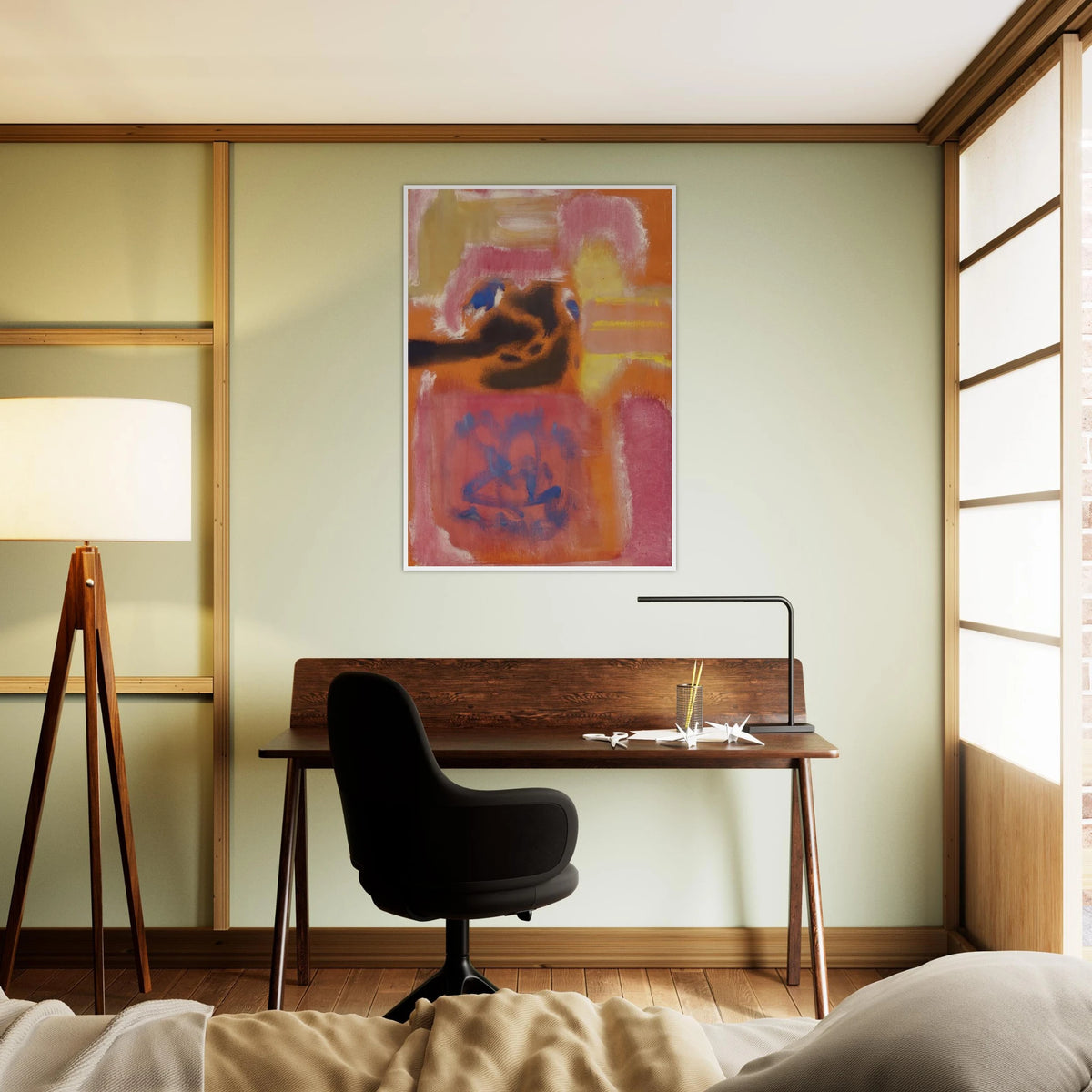 No. 9 - 1947 Framed Poster | Mark Rothko Framed Prints Wall Art | Rothko Prints