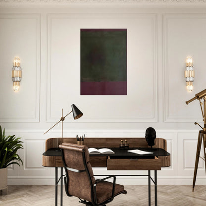 Untitled Green on Maroon - 1961 Canvas | Mark Rothko Canvas | Rothko Prints