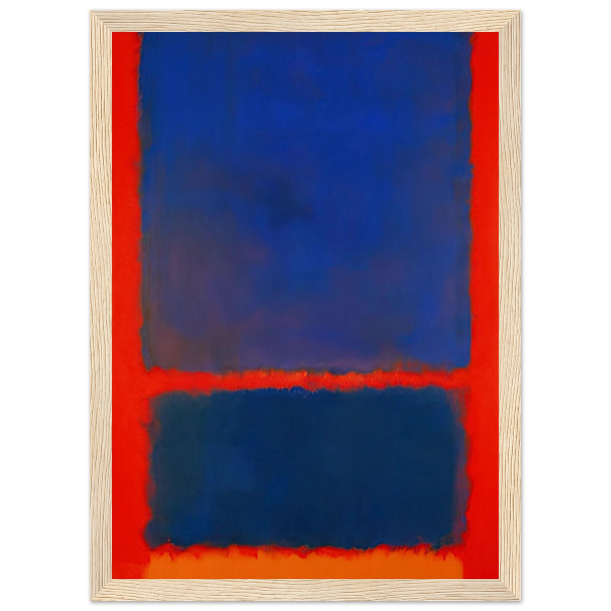 Blue, Orange, Red - 1961 Framed Poster | Mark Rothko Framed Prints Wall Art | Rothko Prints