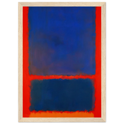 Blue, Orange, Red - 1961 Framed Poster | Mark Rothko Framed Prints Wall Art | Rothko Prints