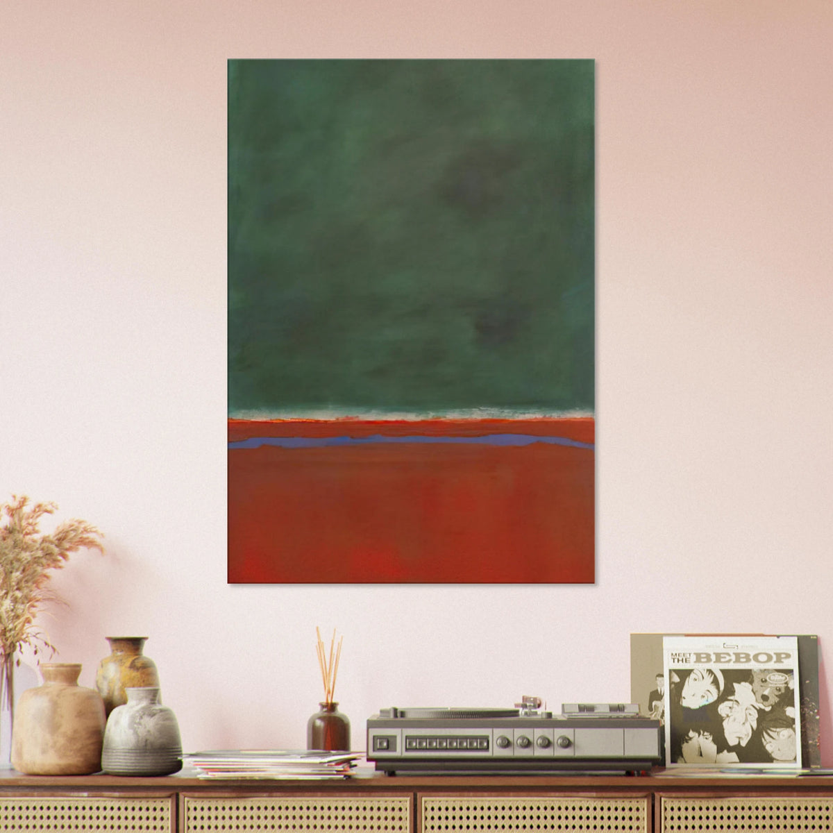 Green and Maroon - 1953 Canvas | Mark Rothko Canvas | Rothko Prints